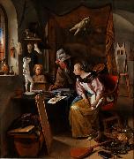 Jan Steen The Drawing Lesson oil painting reproduction